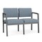 Lesro Lenox 2 Seat Tandem Seating W/ No Center Arm, 43.5 in W 24.5 in L 32 in H LS2101 - alternate 1